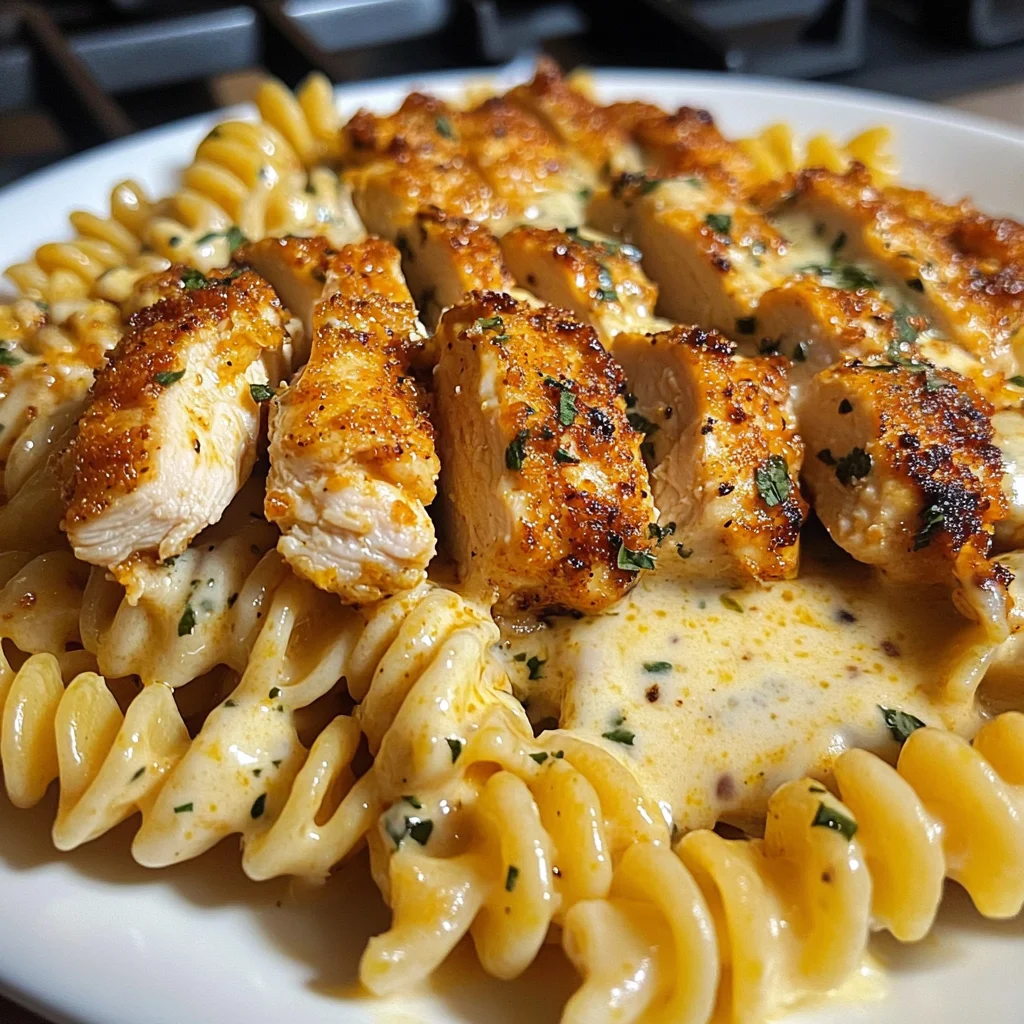 Creamy Cajun Chicken and Rotini