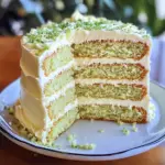 Key Lime Cake with Key Lime Cream Cheese Frosting