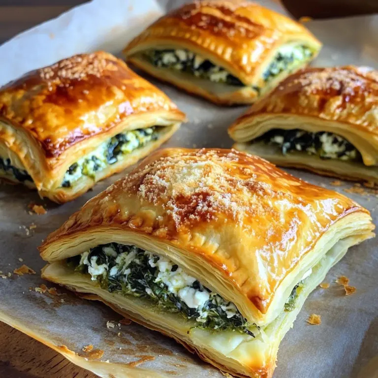 Addictive Spinach Stuffed Pastry