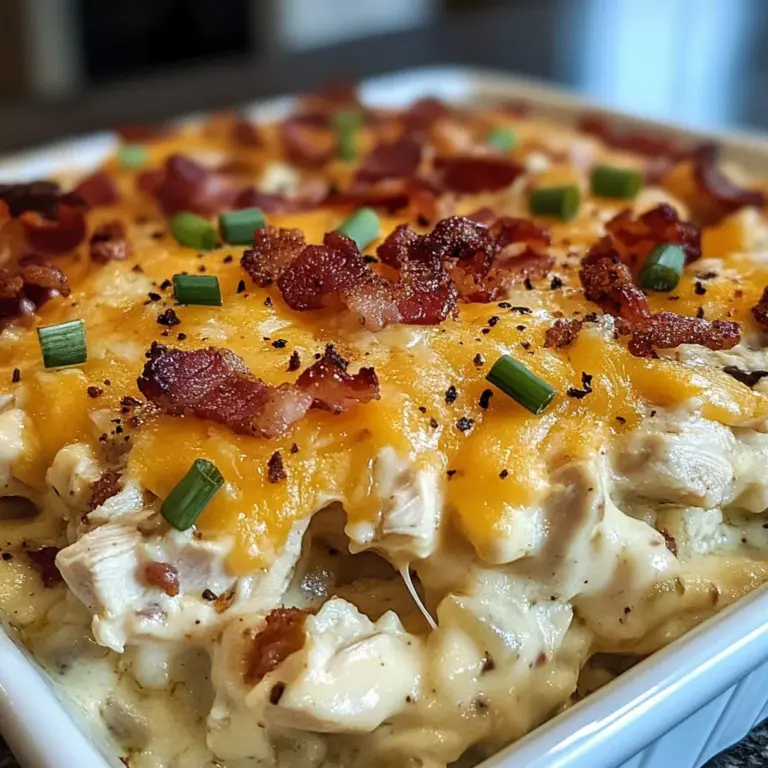 Amazing 25-Minute Crack Chicken Casserole: A Heavenly Dinner