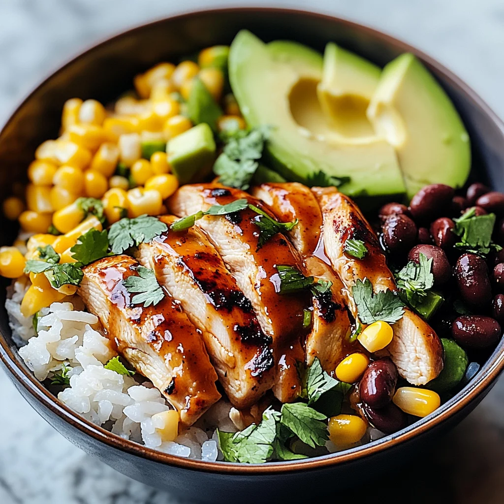 Honey Chipotle Chicken Rice Bowls