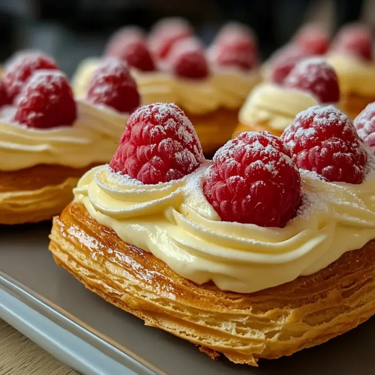 Lemon Raspberry Eclairs