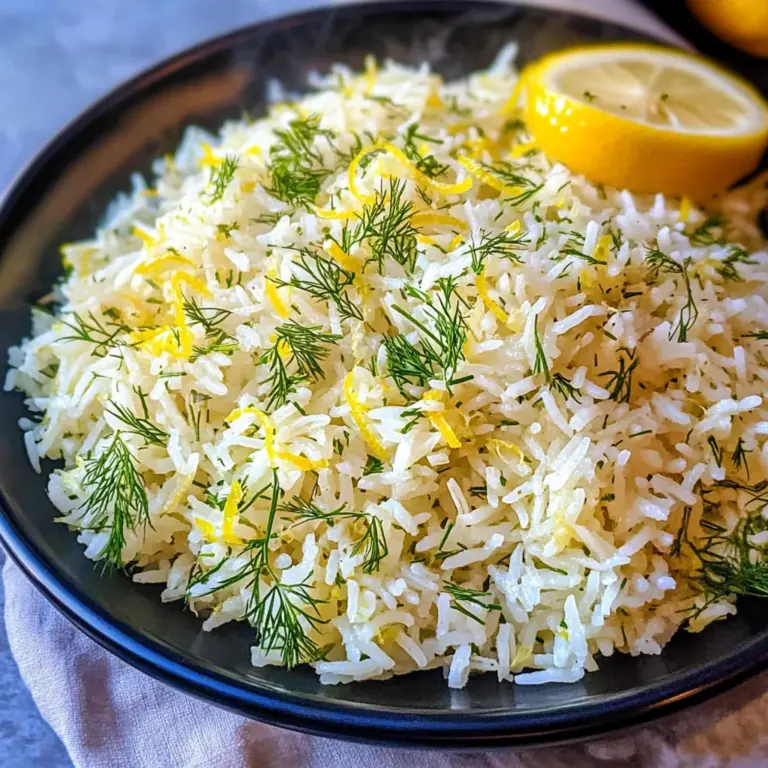 Mediterranean Basmati Rice with Lemon & Dill