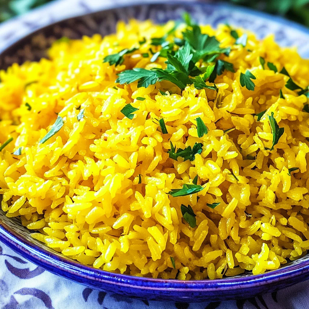 Mediterranean Yellow Rice