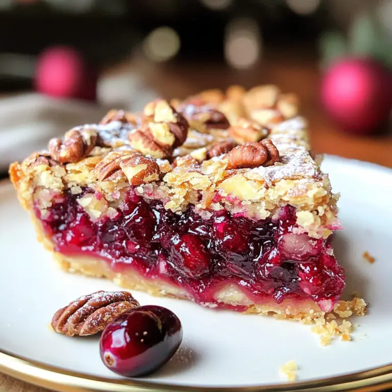 Nantucket Holiday Cranberry Pie