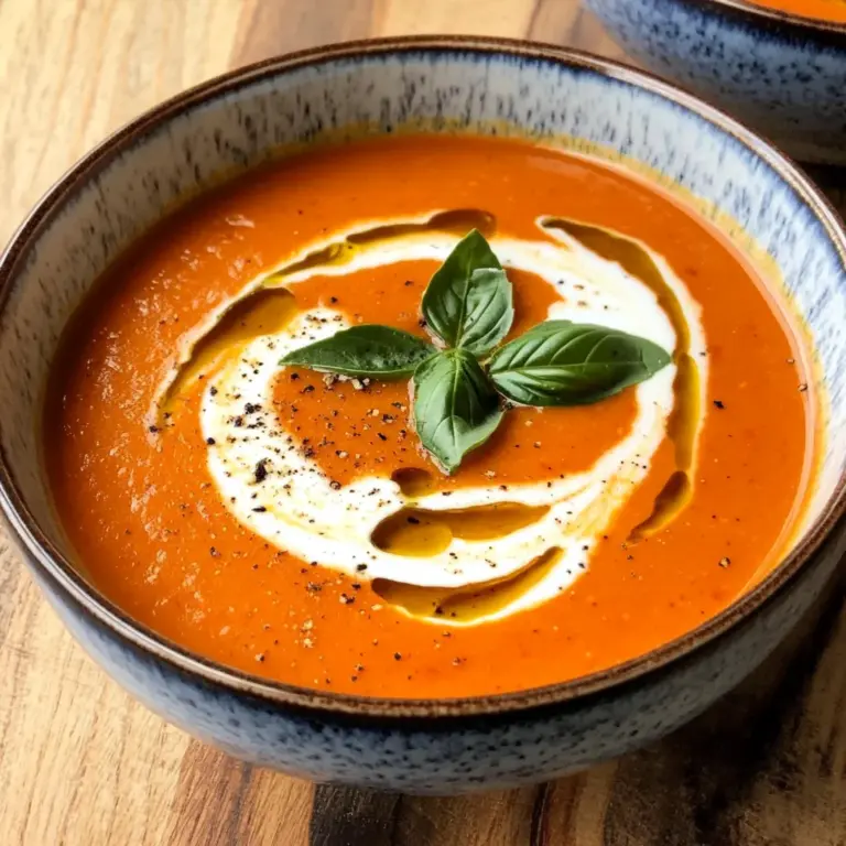 Roasted Tomato and Red Pepper Soup