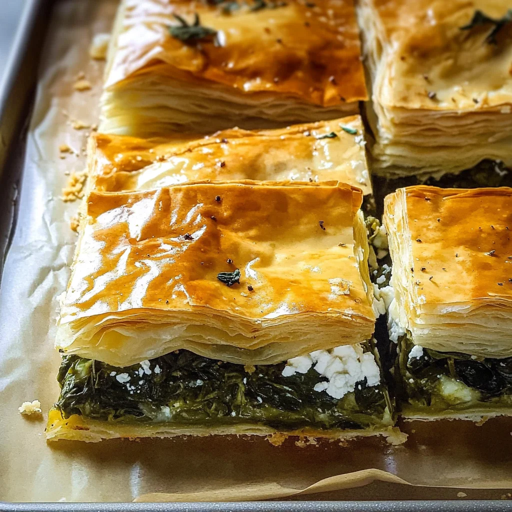 Spanakopita (Greek Spinach Pie)
