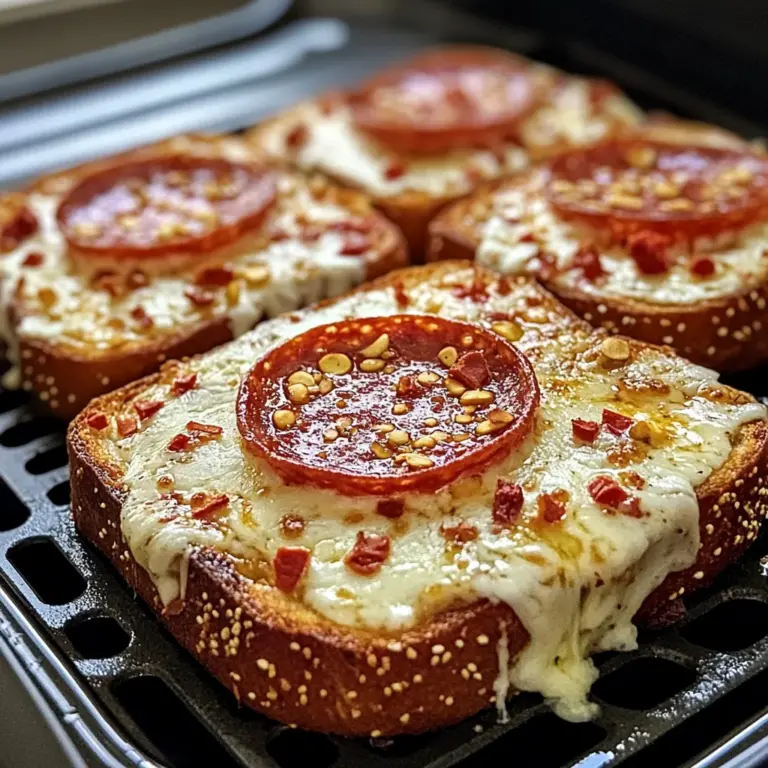 Air Fryer Pizza Toast: Crispy, Cheesy, and Ready in Minutes