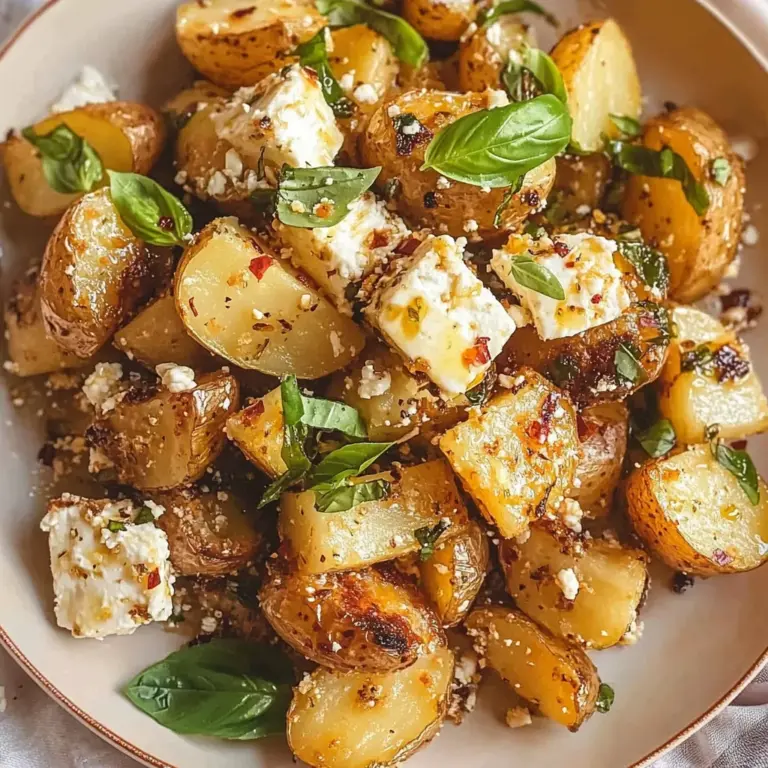 Baked Feta Potatoes