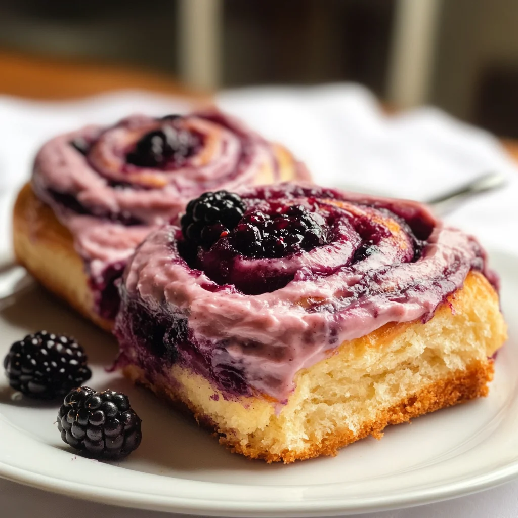 Blackberry Cinnamon Rolls
