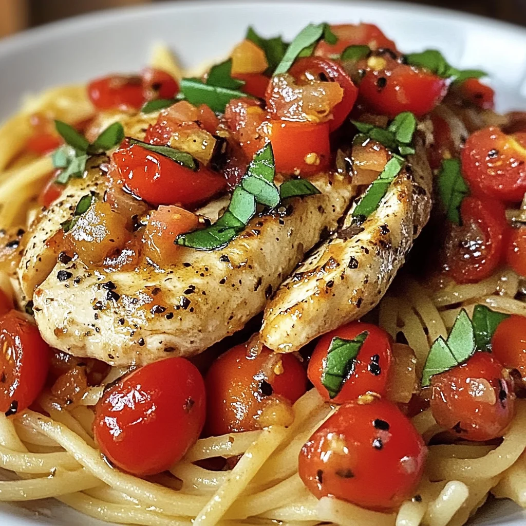 Bruschetta Chicken Pasta