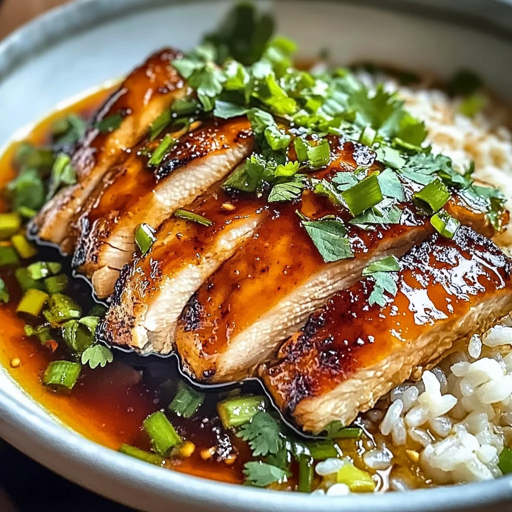 Caramelised Soy Chicken in Garlic Ginger Broth with Rice: An Incredible Comfort Meal