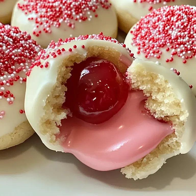 Cherry Bonbon Cookies