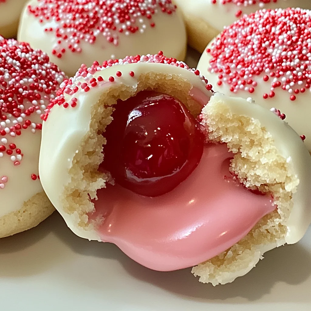 Cherry Bonbon Cookies