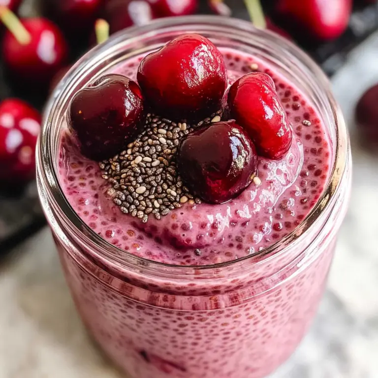 Cherry Chia Pudding