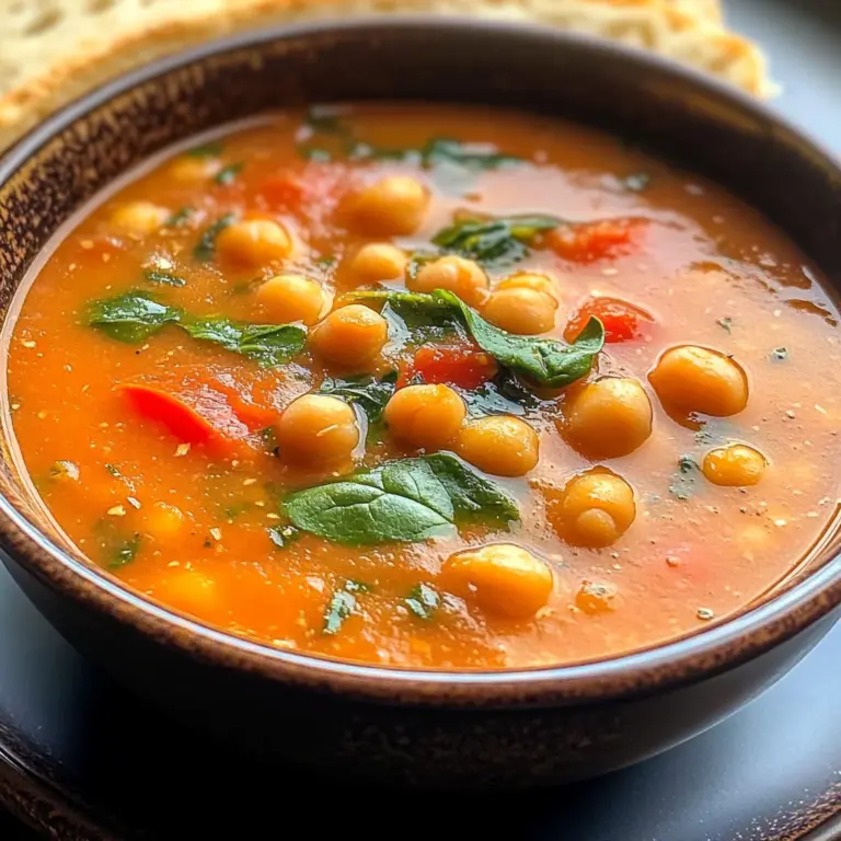 Chickpea Tomato Soup