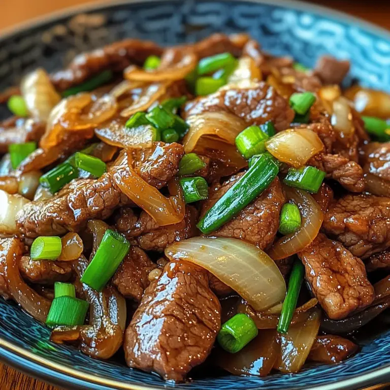 Chinese Beef and Onion Stir Fry: A Savory Weeknight Delight