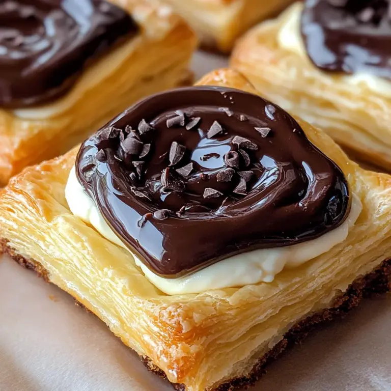 Chocolate Cream Cheese Danish