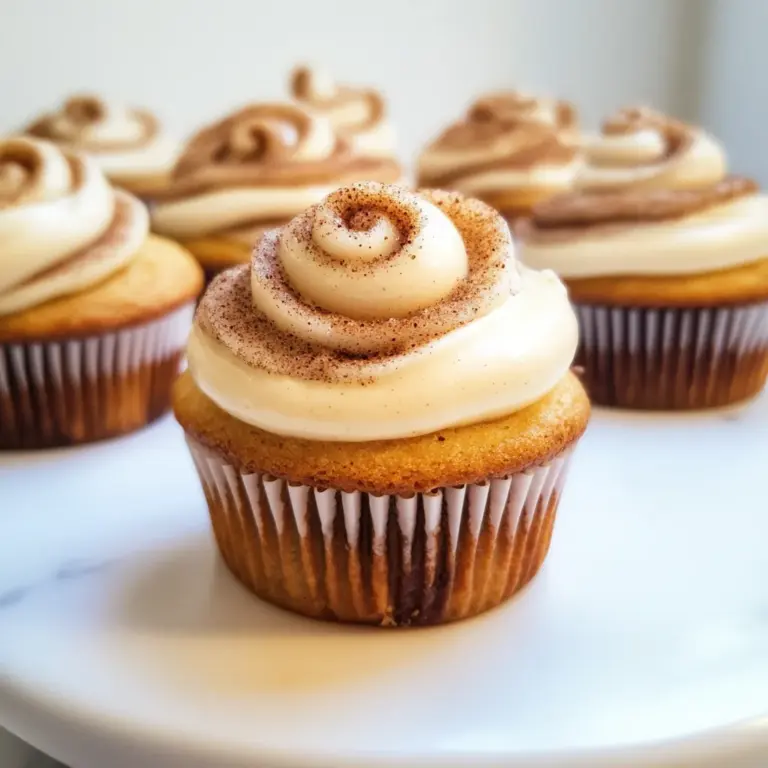 Cinnamon Roll Cupcake Recipe