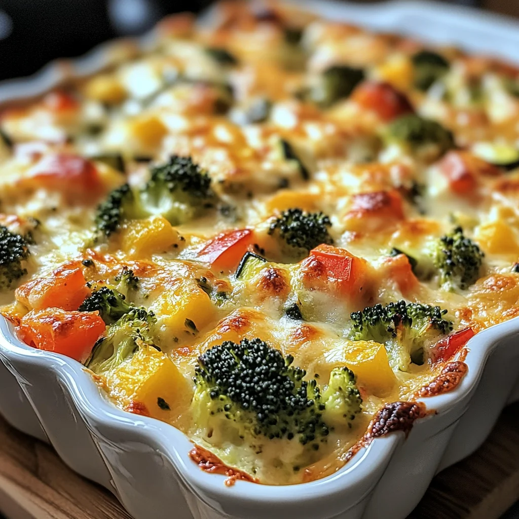 Cottage Cheese and Veggies Bake