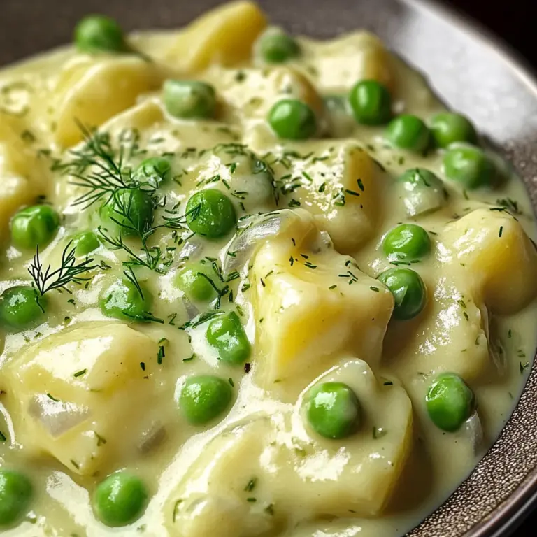 Creamed Peas and Potatoes