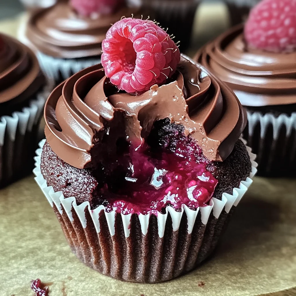 Decadent Raspberry Chocolate Lava Cupcakes You'll Adore