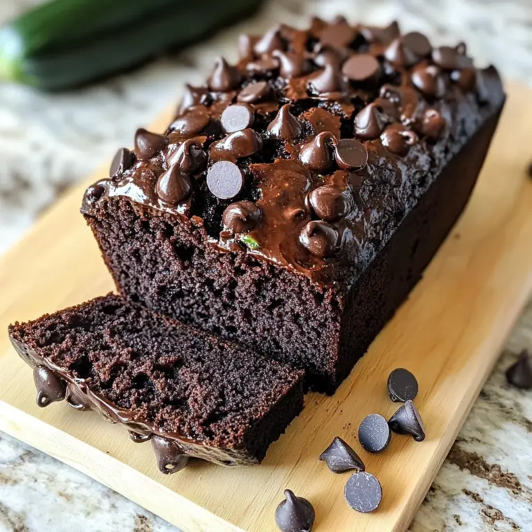 Double Chocolate Zucchini Bread