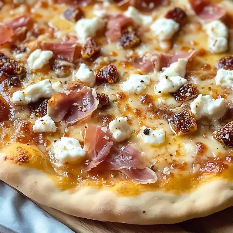 Easy 20-Minute Fig Jam Pizza with Goat Cheese and Prosciutto
