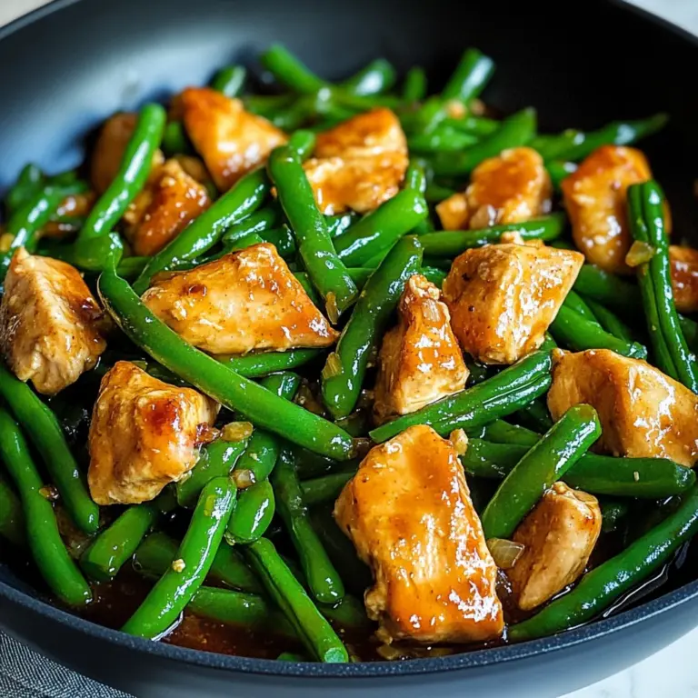 Easy Chicken Breast and Green Beans