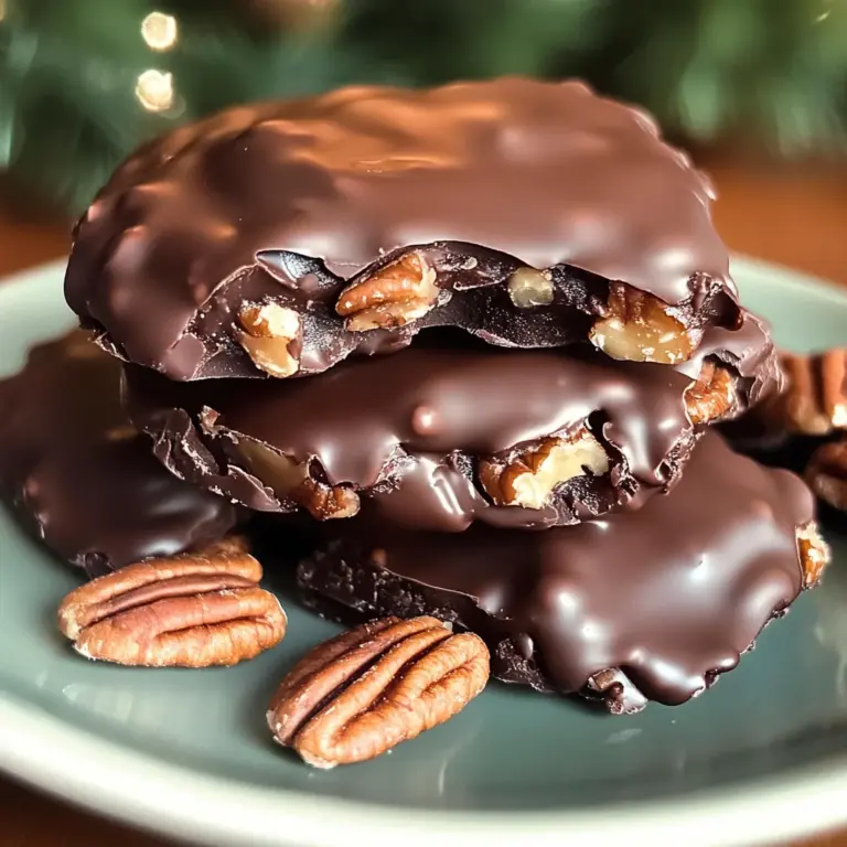 Easy Christmas Pecan Turtles