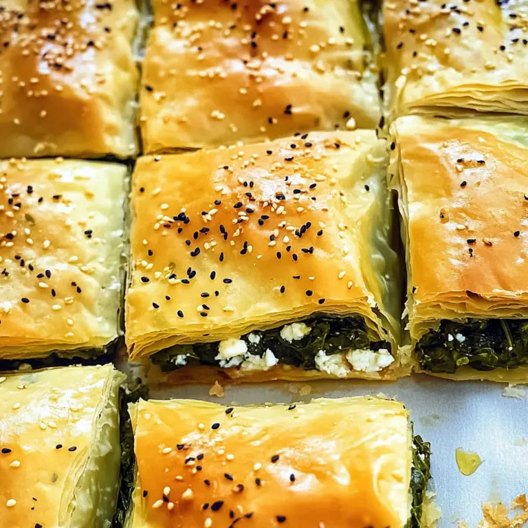 Easy Spanakopita (Greek Spinach Pie)