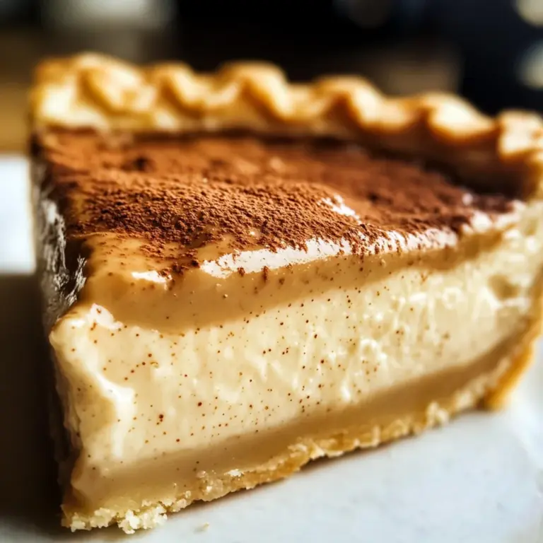 Espresso Custard Pie