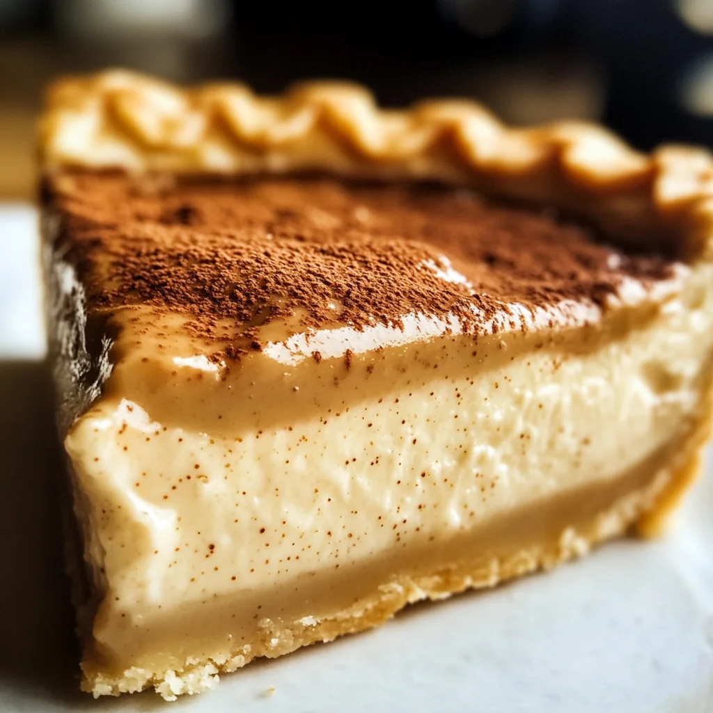 Espresso Custard Pie