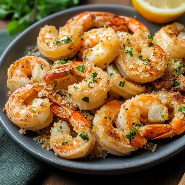 Garlic Parmesan Roasted Shrimp Recipe