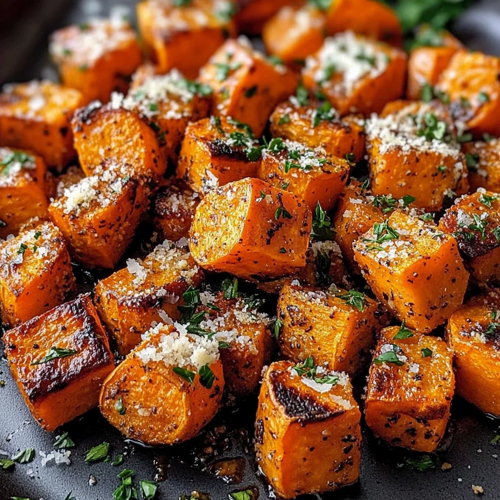 Garlic Parmesan Roasted Sweet Potatoes: The Ultimate Recipe