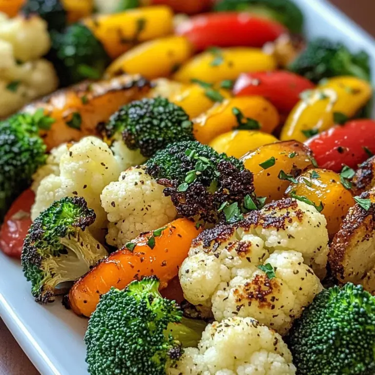 Garlic Roasted Vegetables