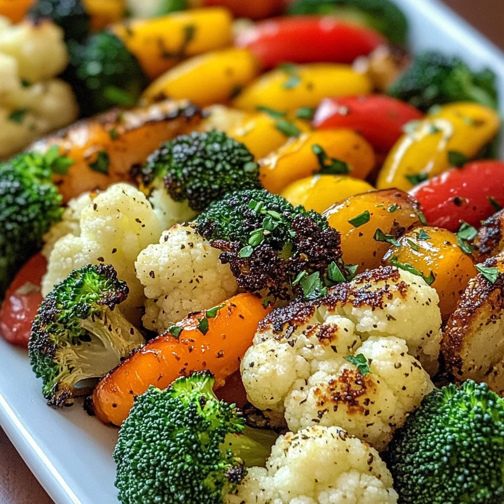 Garlic Roasted Vegetables