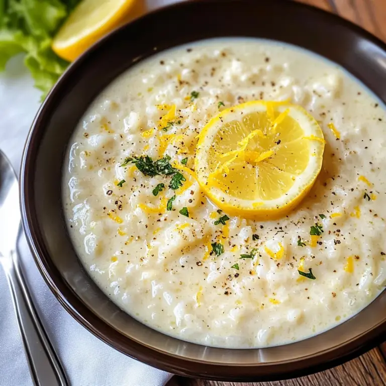 Greek Egg and Lemon Soup (Avgolemono Soupa)
