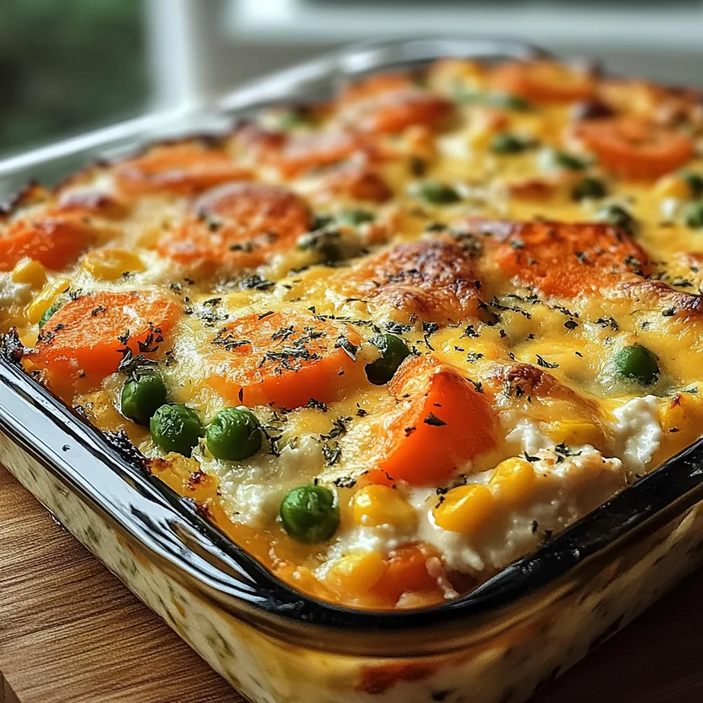 High-Protein Cottage Cheese Veggie Bake Recipe