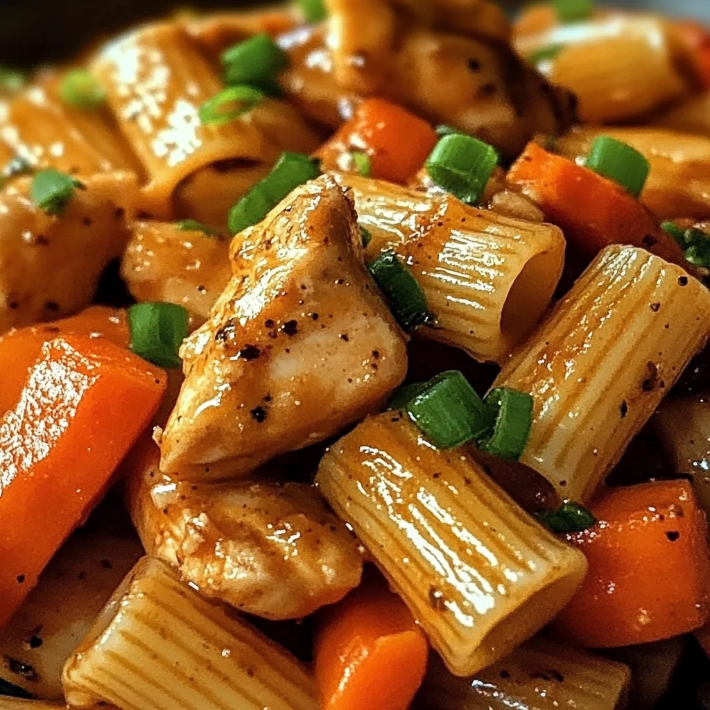 Honey Pepper Chicken Panini Pasta