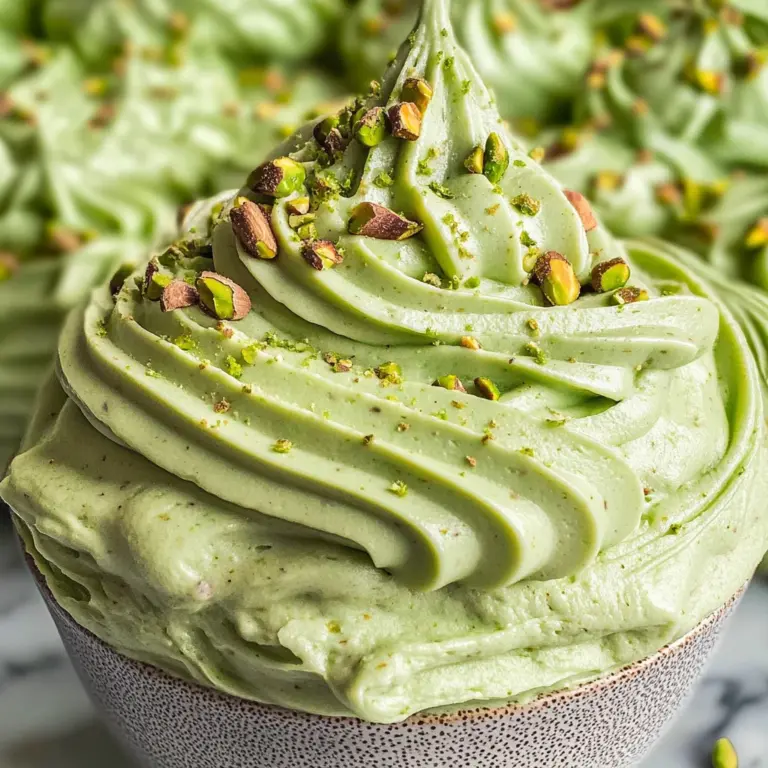 How to Make Pistachio Buttercream Frosting (video)