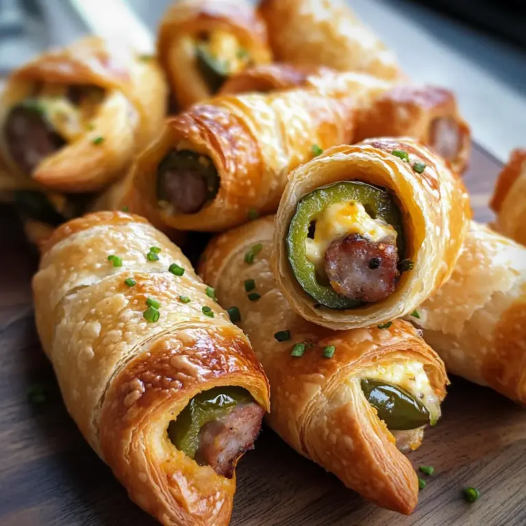 Jalapeno Popper Pigs in a Blanket