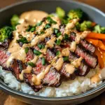 Korean BBQ Steak Rice Bowls with Spicy Cream Sauce: An Incredible Ultimate Recipe
