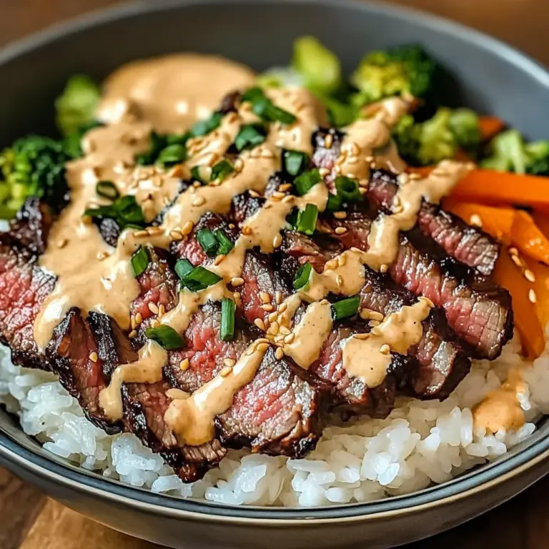 Korean BBQ Steak Rice Bowls with Spicy Cream Sauce: An Incredible Ultimate Recipe
