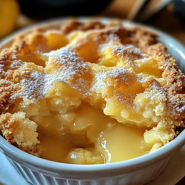 Magic Lemon Cobbler: A Sweet, Tangy Dessert Delight