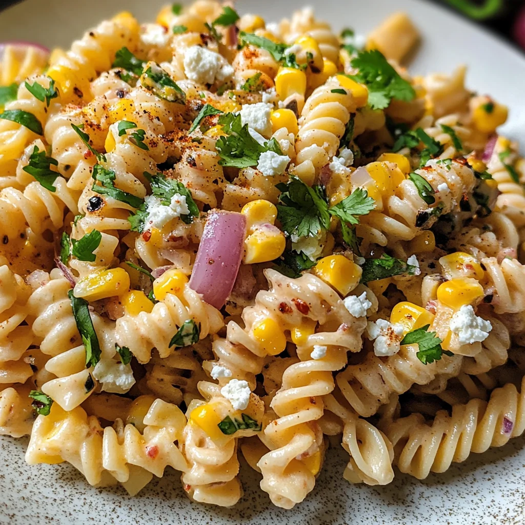 Mexican Street Corn Pasta Salad Recipe