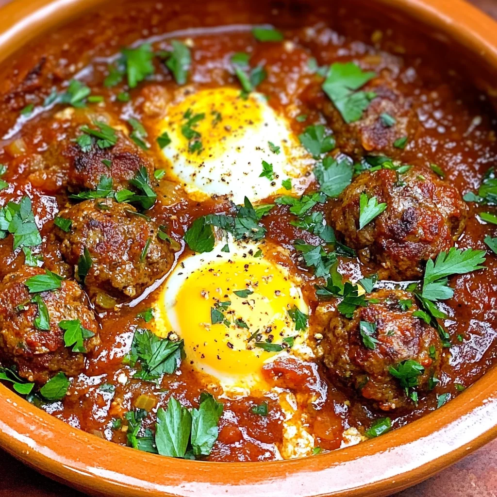 Moroccan Meatballs (Meatball Tagine)