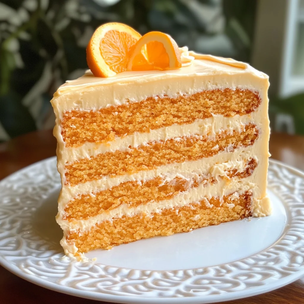 Orange Velvet Cake