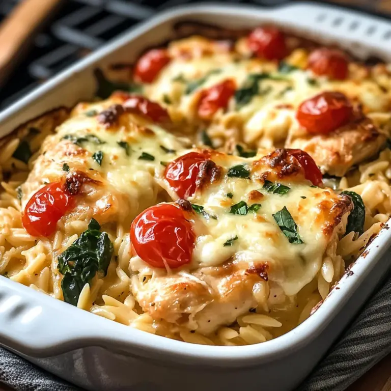Orzo Tuscan Chicken Bake: A Cozy, Flavor-Packed One-Pan Meal
