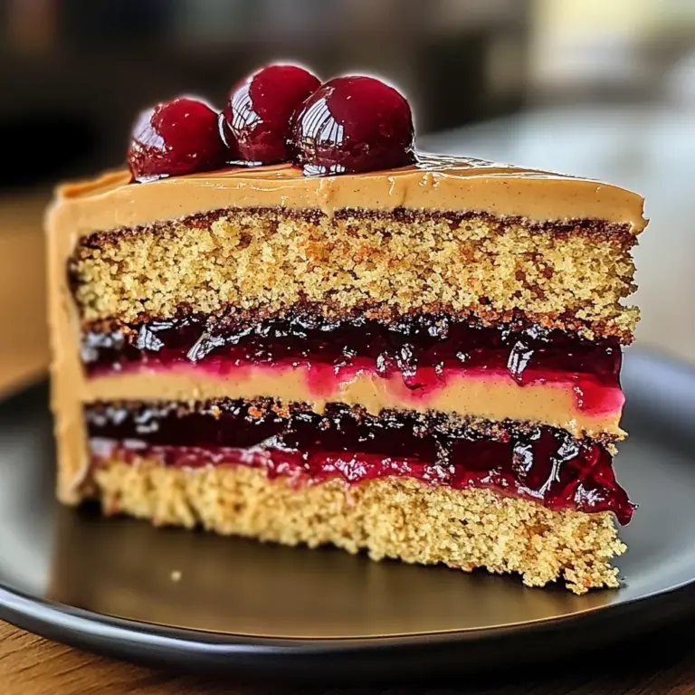 Peanut Butter & Jelly Cake